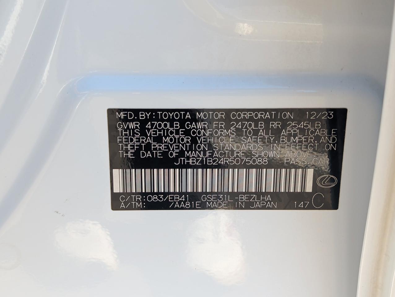 2024 Lexus IS 350 F SPORT Design San Juan TX