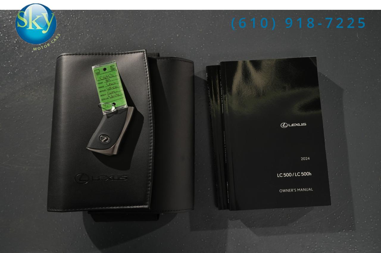 2024 Lexus LC 500 Convertible Inspiration Series SATIN PAINT #109 / 125 West Chester PA