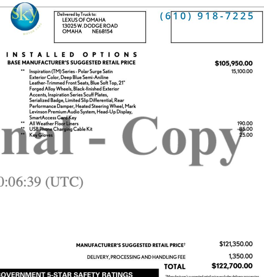 2024 Lexus LC 500 Convertible Inspiration Series SATIN PAINT West Chester PA