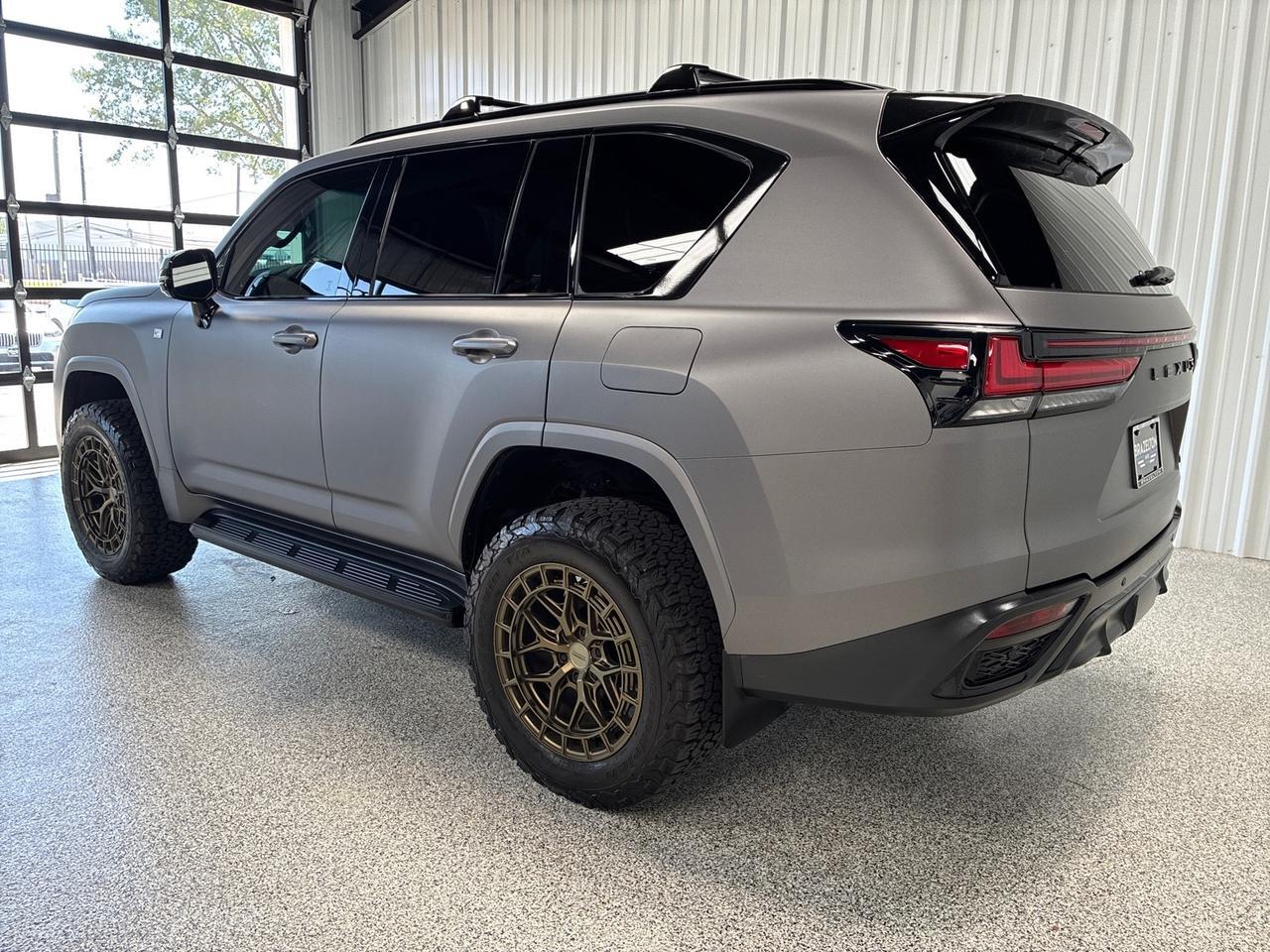 2024 Lexus LX600 F-SPORT, ML 25-Speaker Sound, Acitve Height Control, Vossen Wheels, Baja Design Lights, Full Matte Wrap