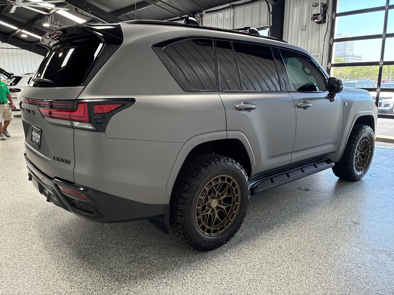 2024 Lexus LX600 F-SPORT, ML 25-Speaker Sound, Acitve Height Control, Vossen Wheels, Baja Design Lights, Full Matte Wrap