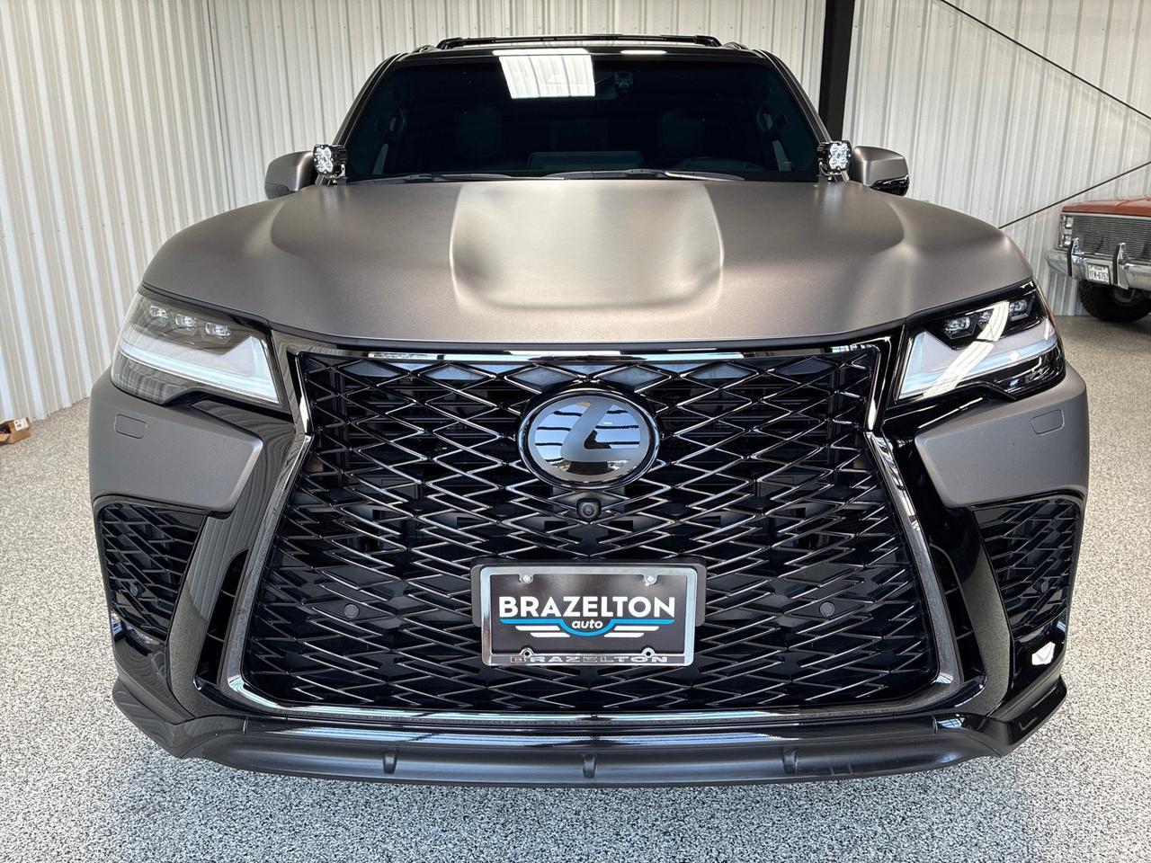 2024 Lexus LX600 F-SPORT, ML 25-Speaker Sound, Acitve Height Control, Vossen Wheels, Baja Design Lights, Full Matte Wrap Houston TX