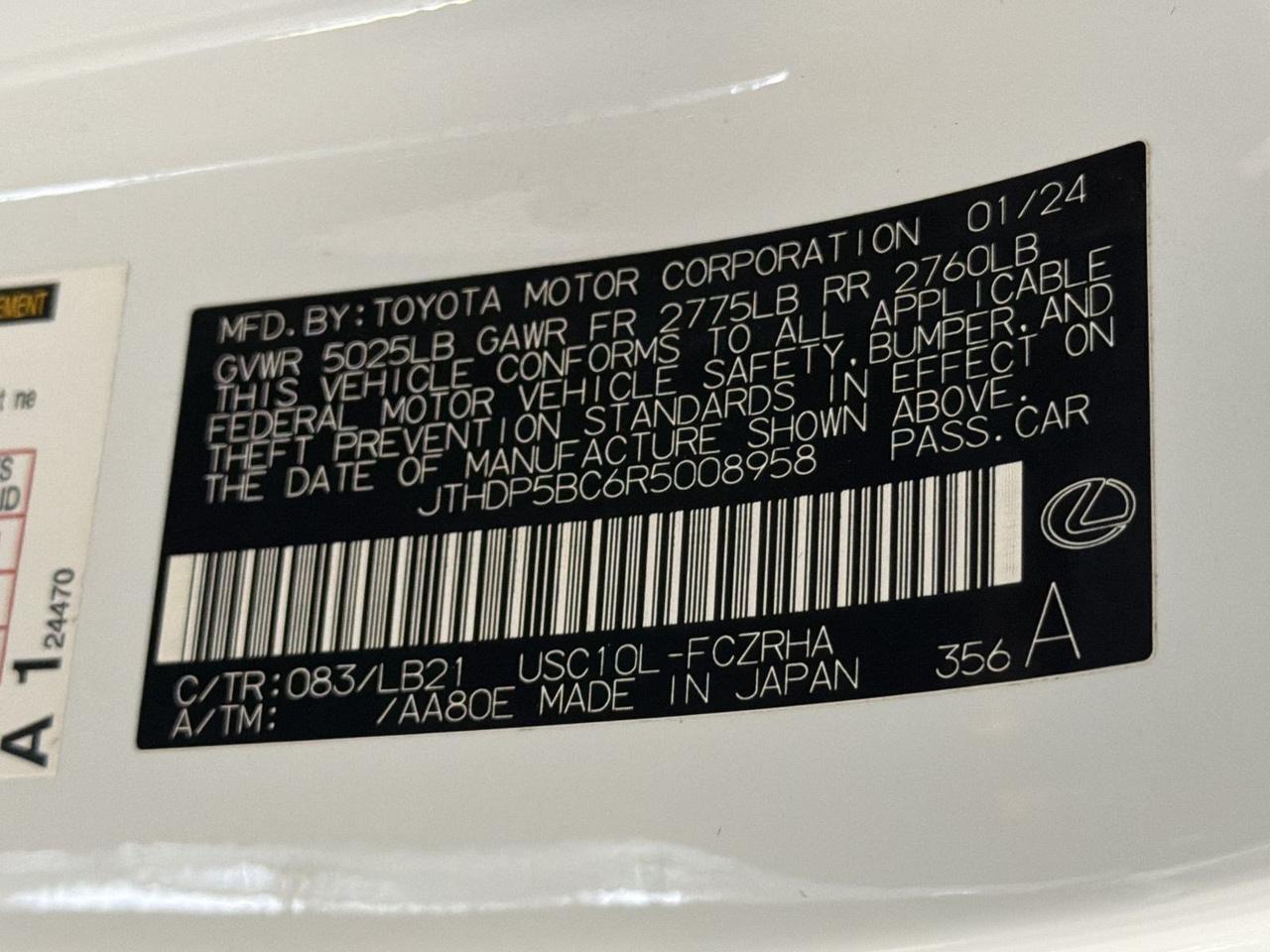 2024 Lexus RC F San Antonio TX