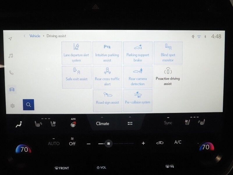 2024 Lexus RZ 300e Luxury *HEADS-UP DISPLAY, NAVIGATION, ADAPTIVE CRUISE, SAFETY ALERTS, 360 CAMERAS, 14 INCH DISPLAY, DYNAMIC SKY PANO GLASS ROOF, ULTRASUEDE, CLIMATE SEATS, HEATED STEERING, MARK LEVINSON, WIRELESS CHARGING, ANDROID & APPLE Round Rock TX