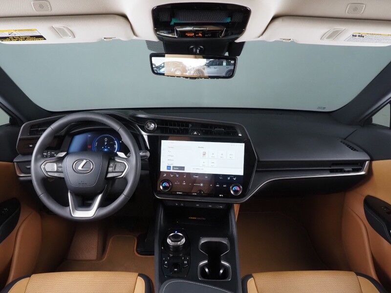 2024 Lexus RZ 300e Premium *HEADS-UP DISPLAY, NAVIGATION, ADAPTIVE CRUISE, SAFETY ALERTS, 360 VIEW CAMERAS, 14 INCH DISPLAY, PANORAMA GLASS ROOF, CLIMATE SEATS, HEATED STEERING, POWER LIFTGATE, PARK ASSIST, WIRELESS CHARGING, ANDROID & APPLE