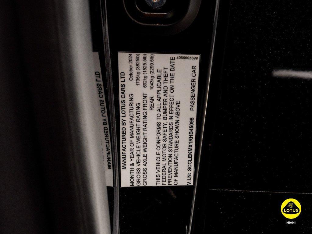 2024 Lotus Emira First Edition Coupe North Miami Beach FL