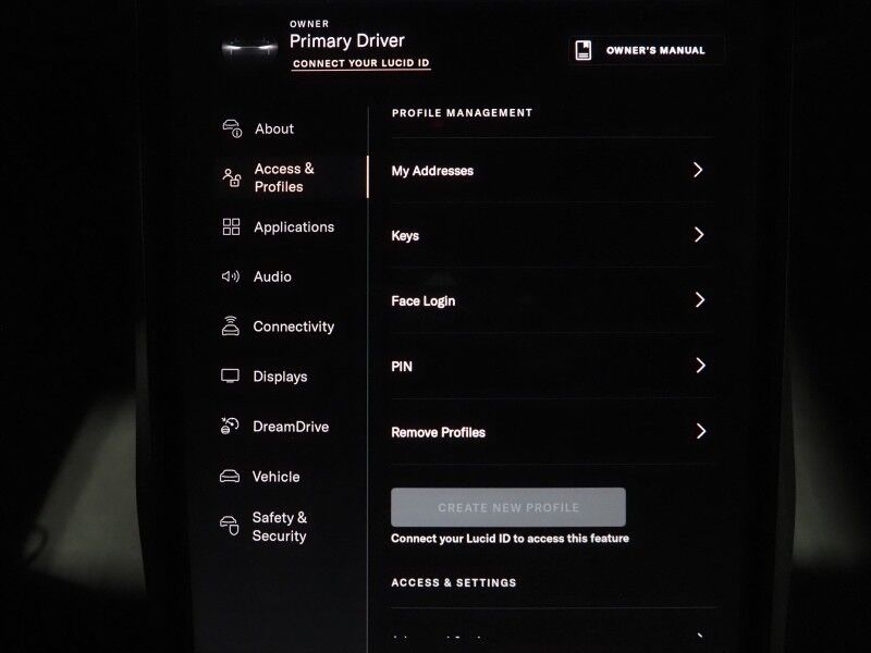 2024 Lucid Air Touring AWD *STEALTH w/GLASS CANOPY ROOF, DREAMDRIVE PREMIUM, NAVIGATION, ADAPTIVE CRUISE, SAFETY ALERTS, 360 CAMERAS, 34 INCH GLASS COCKPIT, HEATED SEATS, AUTOMATIC PARKING, 20 INCH WHEELS, WIRELESS CHARGING, APPLE CARPLAY Round Rock TX