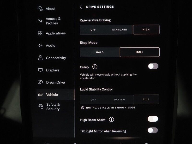 2024 Lucid Air Touring AWD *STEALTH w/GLASS CANOPY ROOF, DREAMDRIVE PREMIUM, NAVIGATION, ADAPTIVE CRUISE, SAFETY ALERTS, 360 CAMERAS, 34 INCH GLASS COCKPIT, HEATED SEATS, AUTOMATIC PARKING, 20 INCH WHEELS, WIRELESS CHARGING, APPLE CARPLAY Round Rock TX