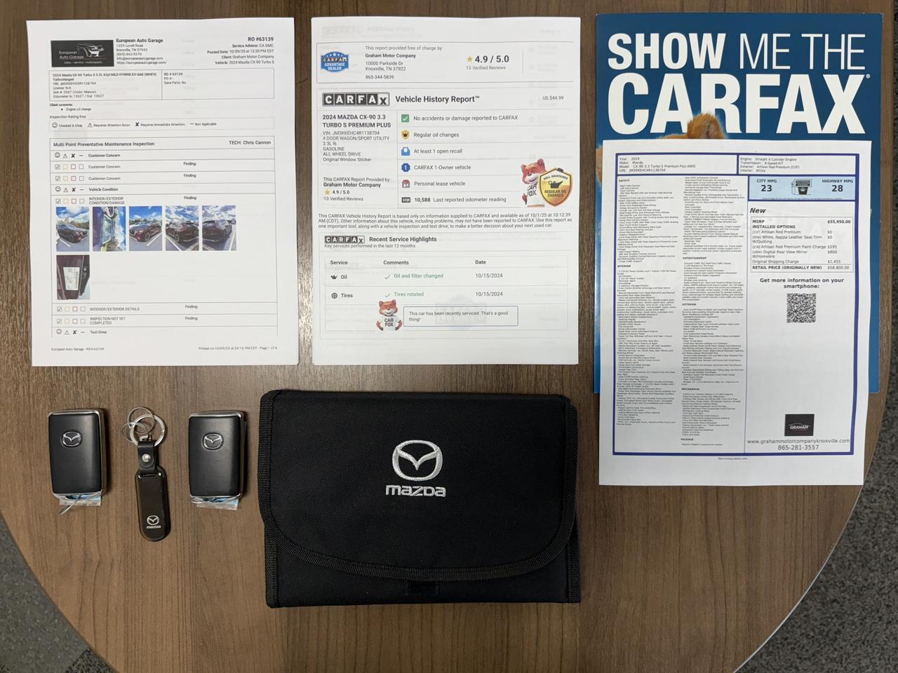 2024 MAZDA CX-90 3.3 Turbo S Premium Plus Knoxville TN