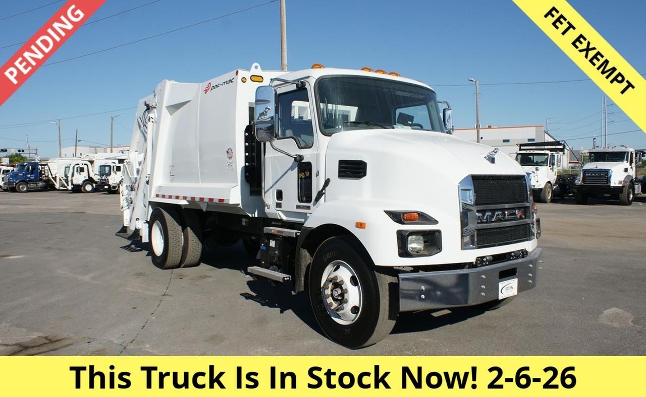 2024 Mack MD6 11 Yard Pac Mac RLM Rear Loader Garbage Truck