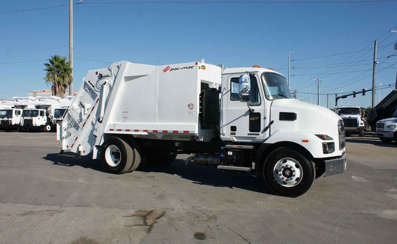 2024 Mack MD6 11 Yard Pac Mac RLM Rear Loader Garbage Truck Tampa FL