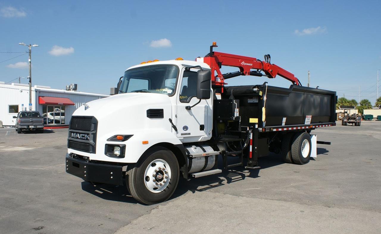2024 Mack MD6 20 Yard Pac Mac HJ Grapple Truck Tampa FL