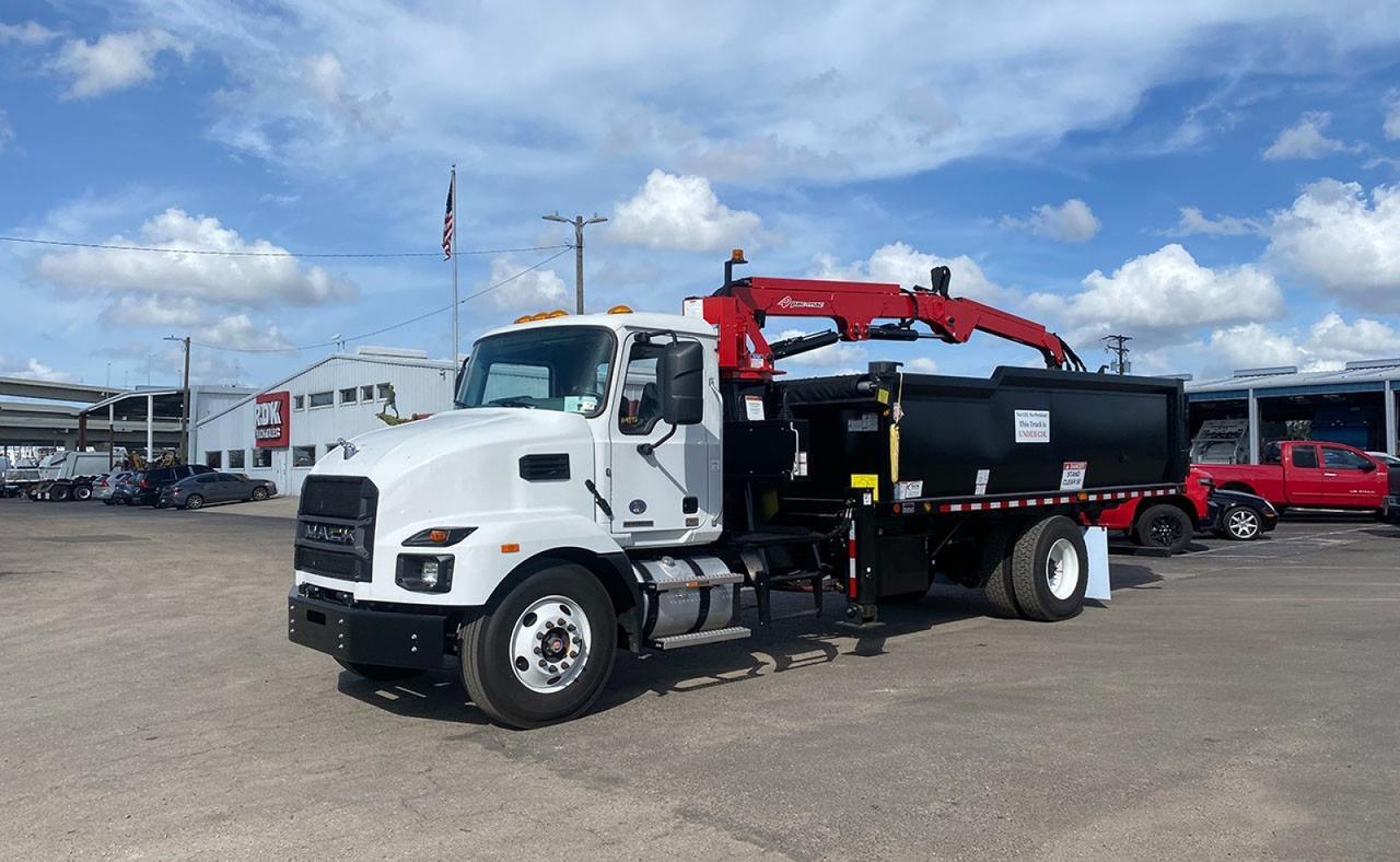 2024 Mack MD6 20 Yard Pac Mac HJ Grapple Truck Tampa FL