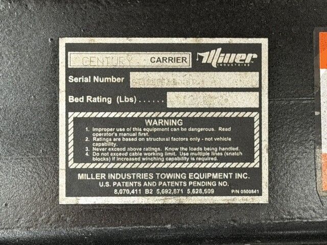 2024 Mack MD642 21' Miller Century LCG 21 Rollback Car Carrier Truck Miami FL