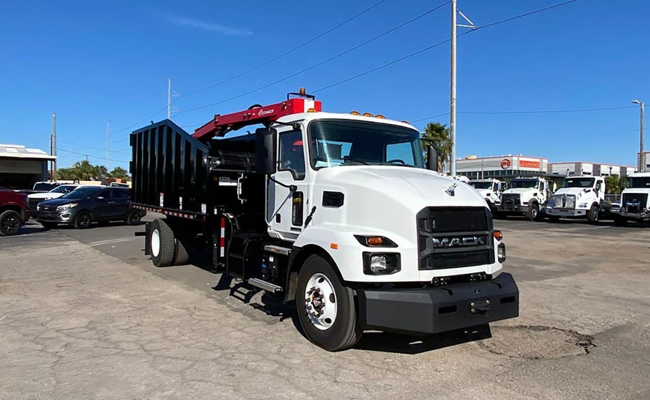 2024 Mack MD7 28 Yard Pac Mac HJ Grapple Truck Tampa FL