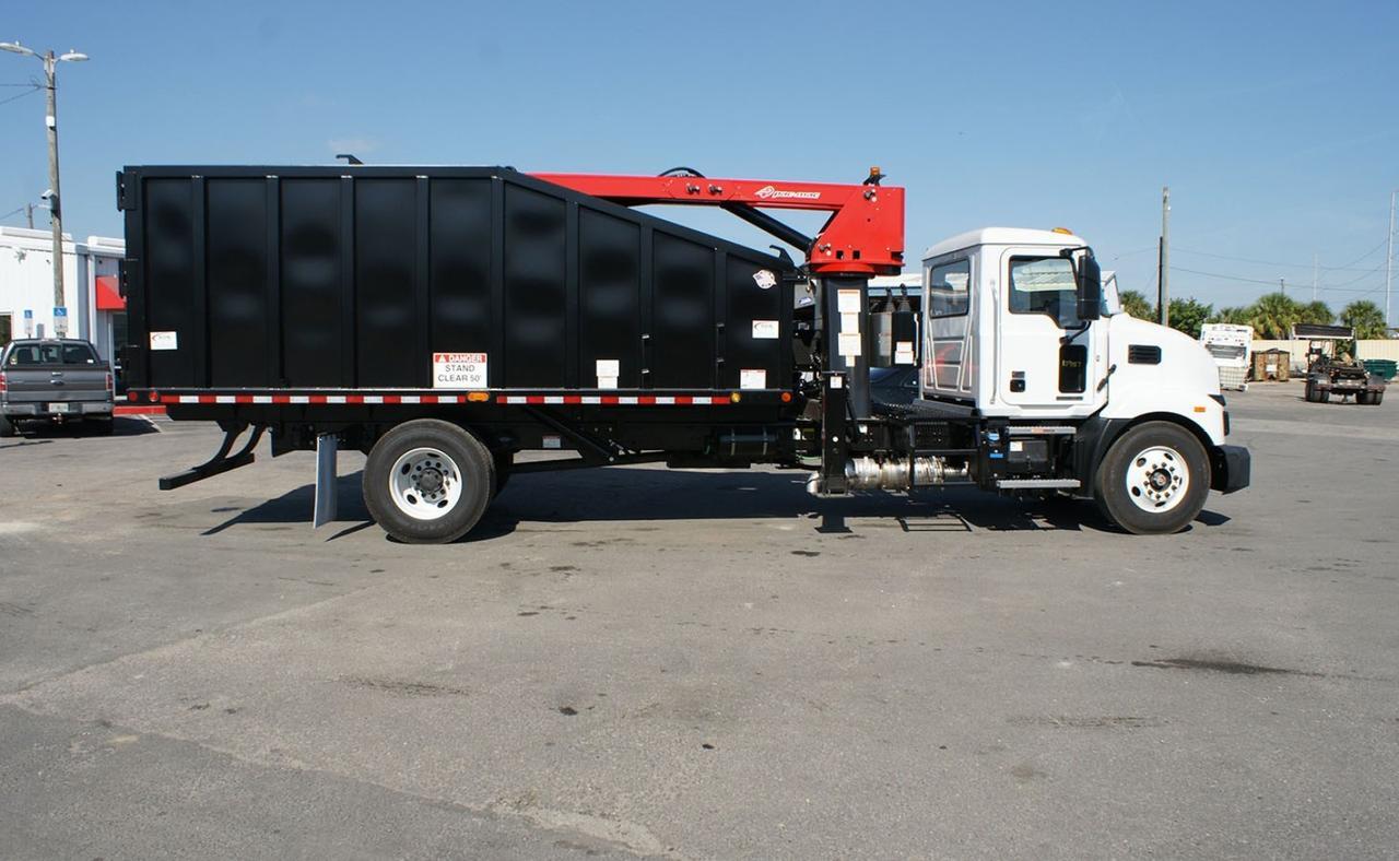 2024 Mack MD7 28 Yard Pac Mac HJ Grapple Truck Tampa FL