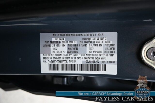 2024 Mazda CX-30 2.5 S Carbon Edition / AWD / Power & Heated Leather Seats / Sunroof / Adaptive Cruise / Blind Spot & Lane Alert / Apple CarPlay & Android Auto / Back Up Camera / Push Button Start / 33 MPG / 1-Owner Anchorage AK