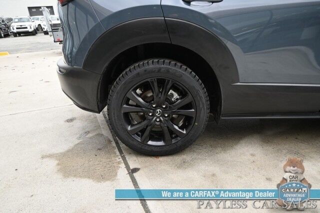 2024 Mazda CX-30 2.5 S Carbon Edition / AWD / Power & Heated Leather Seats / Sunroof / Adaptive Cruise / Blind Spot & Lane Alert / Apple CarPlay & Android Auto / Back Up Camera / Push Button Start / 33 MPG / 1-Owner Anchorage AK