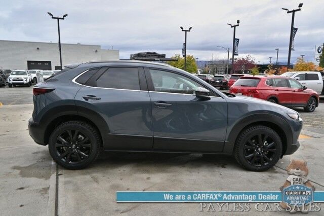 2024 Mazda CX-30 2.5 S Carbon Edition / AWD / Power & Heated Leather Seats / Sunroof / Adaptive Cruise / Blind Spot & Lane Alert / Apple CarPlay & Android Auto / Back Up Camera / Push Button Start / 33 MPG / 1-Owner Anchorage AK