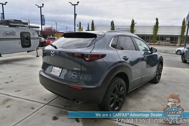 2024 Mazda CX-30 2.5 S Carbon Edition / AWD / Power & Heated Leather Seats / Sunroof / Adaptive Cruise / Blind Spot & Lane Alert / Apple CarPlay & Android Auto / Back Up Camera / Push Button Start / 33 MPG / 1-Owner Anchorage AK
