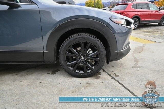 2024 Mazda CX-30 2.5 S Carbon Edition / AWD / Power & Heated Leather Seats / Sunroof / Adaptive Cruise / Blind Spot & Lane Alert / Apple CarPlay & Android Auto / Back Up Camera / Push Button Start / 33 MPG / 1-Owner Anchorage AK