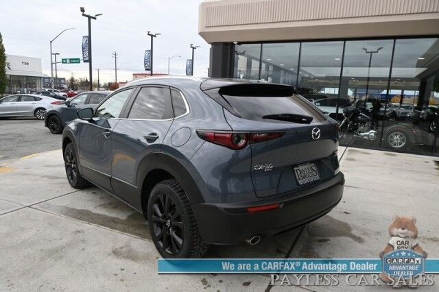 2024 Mazda CX-30 2.5 S Carbon Edition / AWD / Power & Heated Leather Seats / Sunroof / Adaptive Cruise / Blind Spot & Lane Alert / Apple CarPlay & Android Auto / Back Up Camera / Push Button Start / 33 MPG / 1-Owner Anchorage AK
