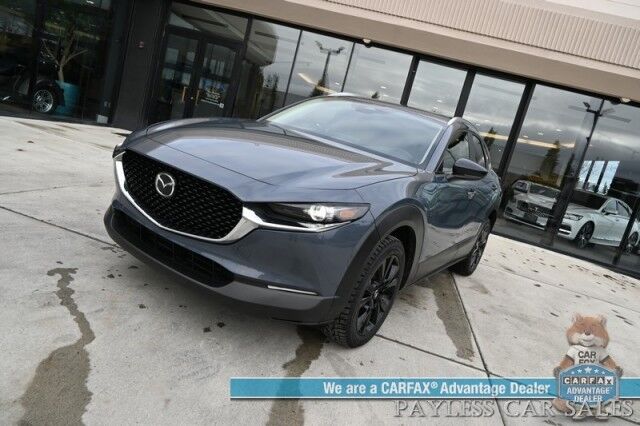 2024 Mazda CX-30 2.5 S Carbon Edition / AWD / Power & Heated Leather Seats / Sunroof / Adaptive Cruise / Blind Spot & Lane Alert / Apple CarPlay & Android Auto / Back Up Camera / Push Button Start / 33 MPG / 1-Owner Anchorage AK