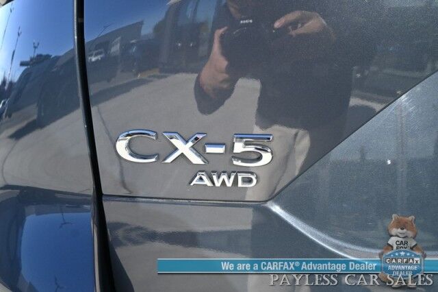 2024 Mazda CX-5 2.5 S Carbon Edition / AWD / Power & Heated Leather Seats / Navigation/ Sunroof / Bose Speakers / Adaptive Cruise / Lane Depart & Blind Spot / Apple CarPlay & Android Auto / Back Up Camera / 31 MPG / 1-Owner Anchorage AK