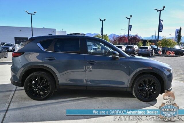 2024 Mazda CX-5 2.5 S Carbon Edition / AWD / Power & Heated Leather Seats / Navigation/ Sunroof / Bose Speakers / Adaptive Cruise / Lane Depart & Blind Spot / Apple CarPlay & Android Auto / Back Up Camera / 31 MPG / 1-Owner Anchorage AK