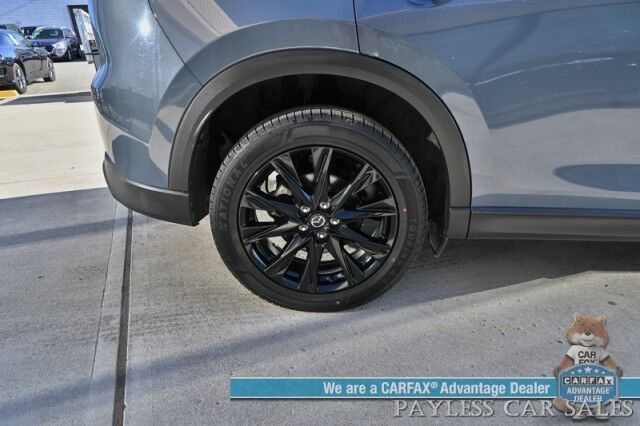 2024 Mazda CX-5 2.5 S Carbon Edition / AWD / Power & Heated Leather Seats / Navigation/ Sunroof / Bose Speakers / Adaptive Cruise / Lane Depart & Blind Spot / Apple CarPlay & Android Auto / Back Up Camera / 31 MPG / 1-Owner Anchorage AK