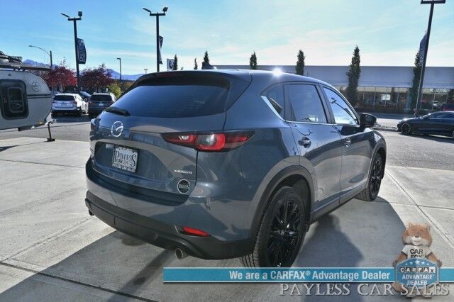2024 Mazda CX-5 2.5 S Carbon Edition / AWD / Power & Heated Leather Seats / Navigation/ Sunroof / Bose Speakers / Adaptive Cruise / Lane Depart & Blind Spot / Apple CarPlay & Android Auto / Back Up Camera / 31 MPG / 1-Owner Anchorage AK