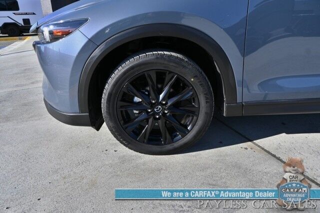 2024 Mazda CX-5 2.5 S Carbon Edition / AWD / Power & Heated Leather Seats / Navigation/ Sunroof / Bose Speakers / Adaptive Cruise / Lane Depart & Blind Spot / Apple CarPlay & Android Auto / Back Up Camera / 31 MPG / 1-Owner Anchorage AK