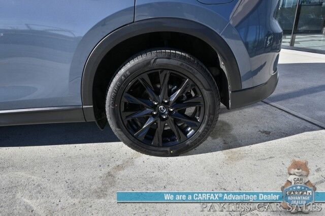 2024 Mazda CX-5 2.5 S Carbon Edition / AWD / Power & Heated Leather Seats / Navigation/ Sunroof / Bose Speakers / Adaptive Cruise / Lane Depart & Blind Spot / Apple CarPlay & Android Auto / Back Up Camera / 31 MPG / 1-Owner Anchorage AK