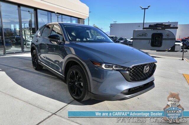 2024 Mazda CX-5 2.5 S Carbon Edition / AWD / Power & Heated Leather Seats / Navigation/ Sunroof / Bose Speakers / Adaptive Cruise / Lane Depart & Blind Spot / Apple CarPlay & Android Auto / Back Up Camera / 31 MPG / 1-Owner Anchorage AK