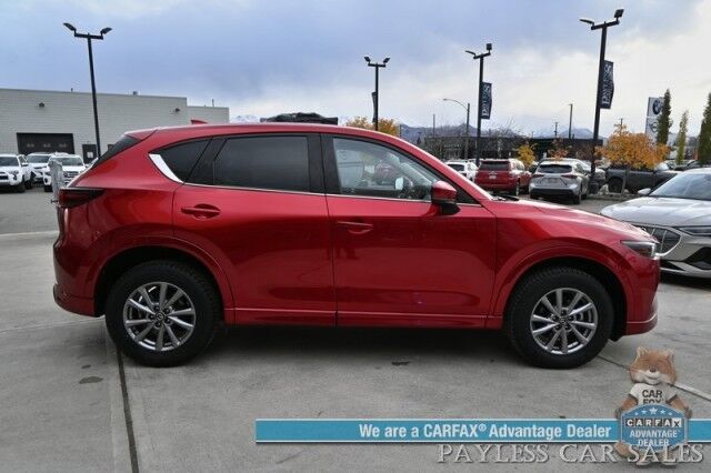 2024 Mazda CX-5 2.5 S Select / AWD / Power & Heated Leather Seats / NAV / Adaptive Cruise / Lane Depart & Blind Spot / Apple CarPlay & Android Auto / Back Up Camera / Keyless Entry & Start / 31 MPG / Studless Winter Tires / 1-Owner Anchorage AK