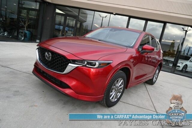 2024 Mazda CX-5 2.5 S Select / AWD / Power & Heated Leather Seats / NAV / Adaptive Cruise / Lane Depart & Blind Spot / Apple CarPlay & Android Auto / Back Up Camera / Keyless Entry & Start / 31 MPG / Studless Winter Tires / 1-Owner Anchorage AK