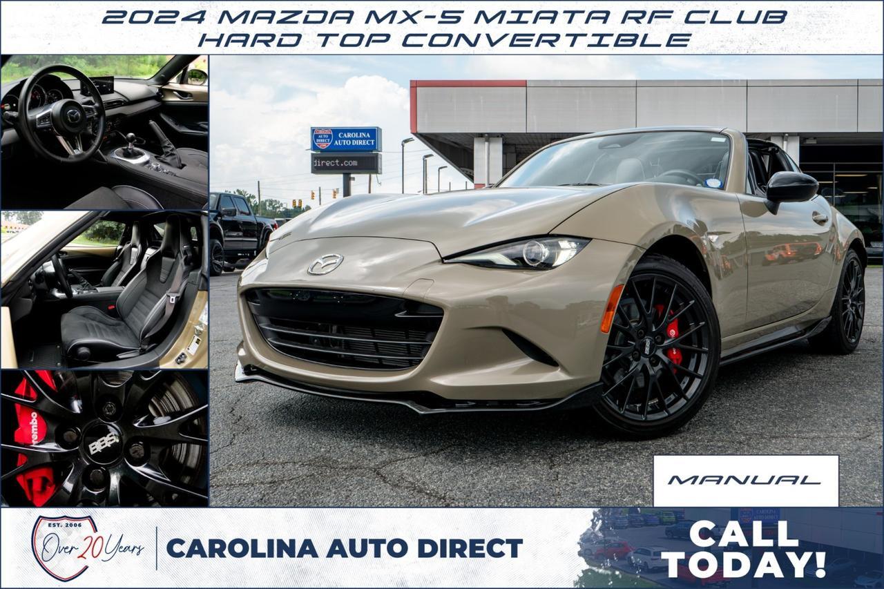 2024 Mazda MX-5 Miata RF Club / Hard Top Convertible / BBS Wheels / Manual!