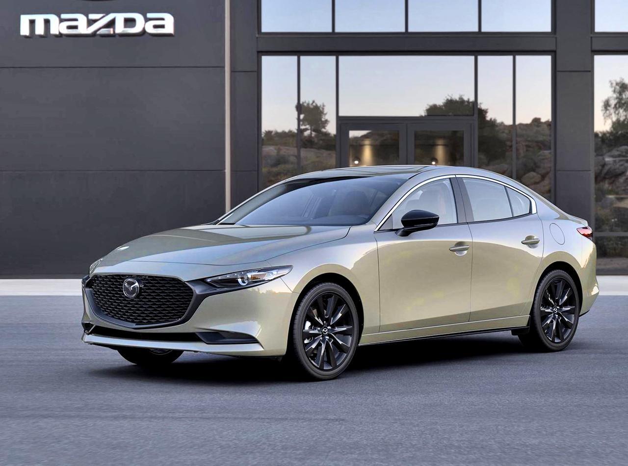 New 2024 Mazda Mazda3 Sedan 2.5 Turbo Carbon Edition AWD in Turnersville NJ