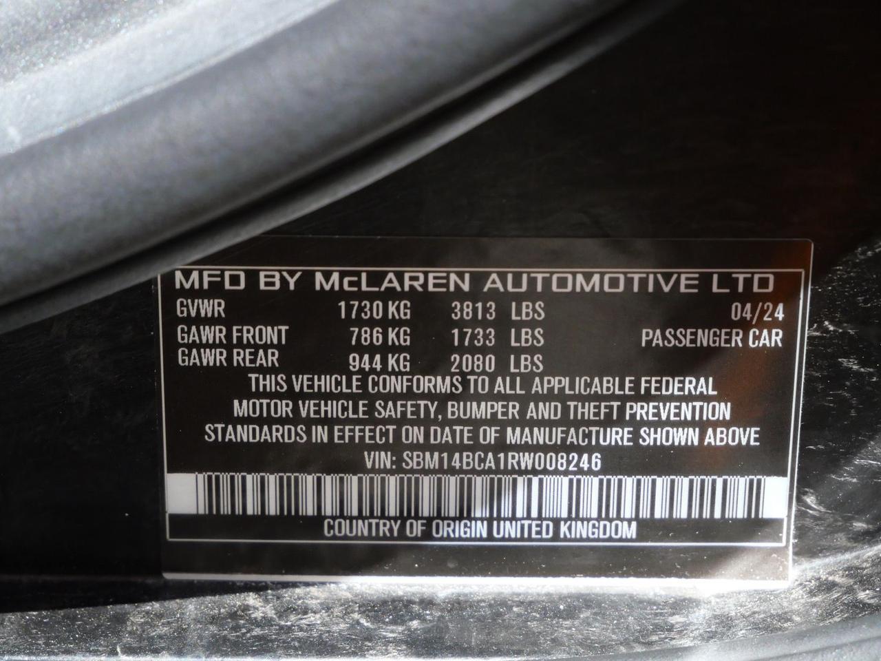 2024 McLaren 750S Performance Performance Lawrence KS