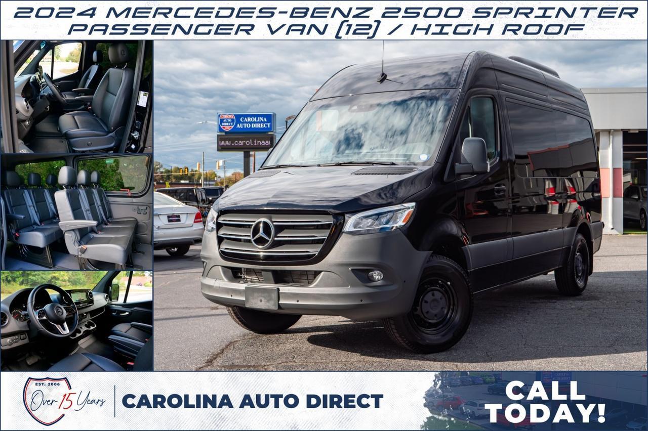 2024 Mercedes-Benz 2500 Sprinter Passenger Van / 12 Seats / Leather / High Roof / Diesel! Lincolnton NC