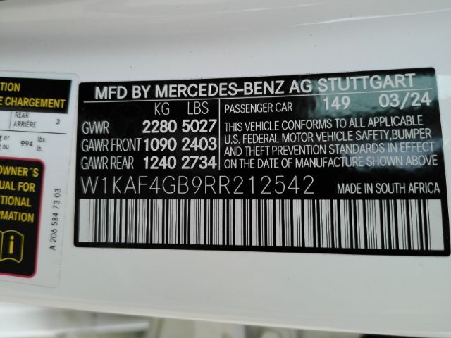 2024 Mercedes-Benz C 300 C300 Plano TX