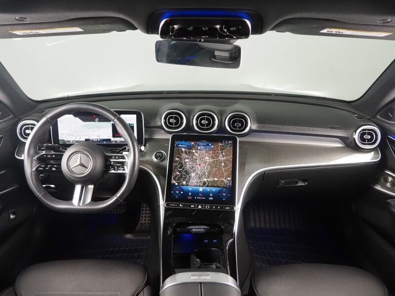 2024 Mercedes-Benz C-Class C 300 *AMG LINE NIGHT PKG, EXCLUSIVE TRIM, NAVIGATION, ADAPTIVE CRUISE, SAFETY ALERTS, 360 VIEW CAMERAS, PANORAMA MOONROOF, CLIMATE SEATS, AUTOMATIC PARKING, 19 INCH ALLOYS, BURMESTER AUDIO, WIRELESS CHARGING