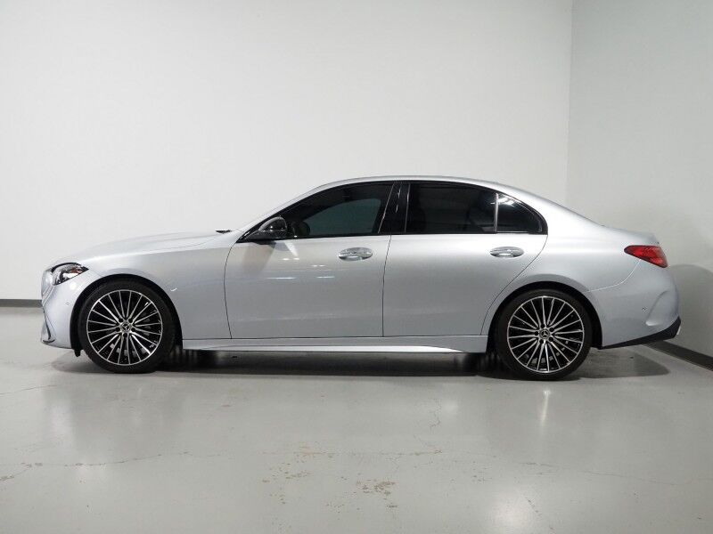 2024 Mercedes-Benz C-Class C 300 *AMG LINE NIGHT PKG, EXCLUSIVE TRIM, NAVIGATION, ADAPTIVE CRUISE, SAFETY ALERTS, 360 VIEW CAMERAS, PANORAMA MOONROOF, CLIMATE SEATS, AUTOMATIC PARKING, 19 INCH ALLOYS, BURMESTER AUDIO, WIRELESS CHARGING Round Rock TX