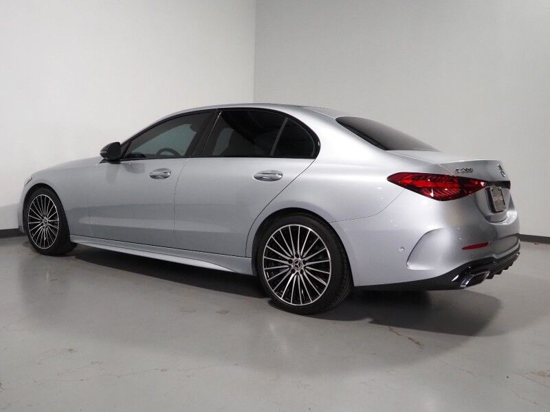 2024 Mercedes-Benz C-Class C 300 *AMG LINE NIGHT PKG, EXCLUSIVE TRIM, NAVIGATION, ADAPTIVE CRUISE, SAFETY ALERTS, 360 VIEW CAMERAS, PANORAMA MOONROOF, CLIMATE SEATS, AUTOMATIC PARKING, 19 INCH ALLOYS, BURMESTER AUDIO, WIRELESS CHARGING Round Rock TX