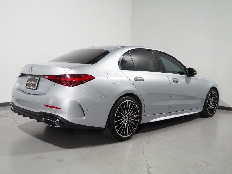 2024 Mercedes-Benz C-Class C 300 *AMG LINE NIGHT PKG, EXCLUSIVE TRIM, NAVIGATION, ADAPTIVE CRUISE, SAFETY ALERTS, 360 VIEW CAMERAS, PANORAMA MOONROOF, CLIMATE SEATS, AUTOMATIC PARKING, 19 INCH ALLOYS, BURMESTER AUDIO, WIRELESS CHARGING Round Rock TX