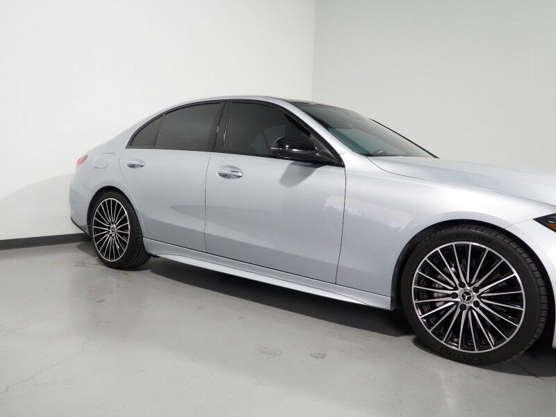 2024 Mercedes-Benz C-Class C 300 *AMG LINE NIGHT PKG, EXCLUSIVE TRIM, NAVIGATION, ADAPTIVE CRUISE, SAFETY ALERTS, 360 VIEW CAMERAS, PANORAMA MOONROOF, CLIMATE SEATS, AUTOMATIC PARKING, 19 INCH ALLOYS, BURMESTER AUDIO, WIRELESS CHARGING Round Rock TX