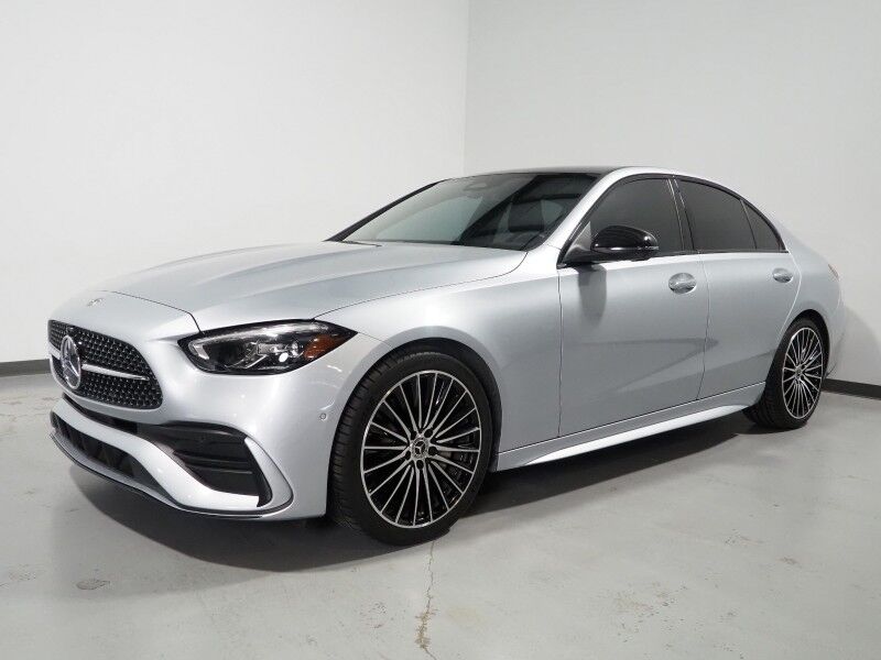 2024 Mercedes-Benz C-Class C 300 *AMG LINE NIGHT PKG, EXCLUSIVE TRIM, NAVIGATION, ADAPTIVE CRUISE, SAFETY ALERTS, 360 VIEW CAMERAS, PANORAMA MOONROOF, CLIMATE SEATS, AUTOMATIC PARKING, 19 INCH ALLOYS, BURMESTER AUDIO, WIRELESS CHARGING Round Rock TX