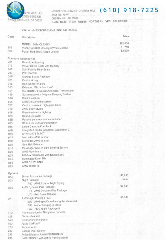 2024 Mercedes-Benz CLE 4MATIC+ Coupe AMG CLE 53 West Chester PA