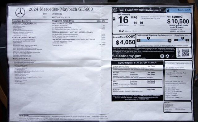 2024 Mercedes-Benz GLS 600 Maybach *11,000 MILES* *4-SEAT CONFIGURATION* *REAR SEAT ENTERTAINMENT* *PICNIC TABLES* *BLACKOUT PACKAGE* *23s* San Diego CA