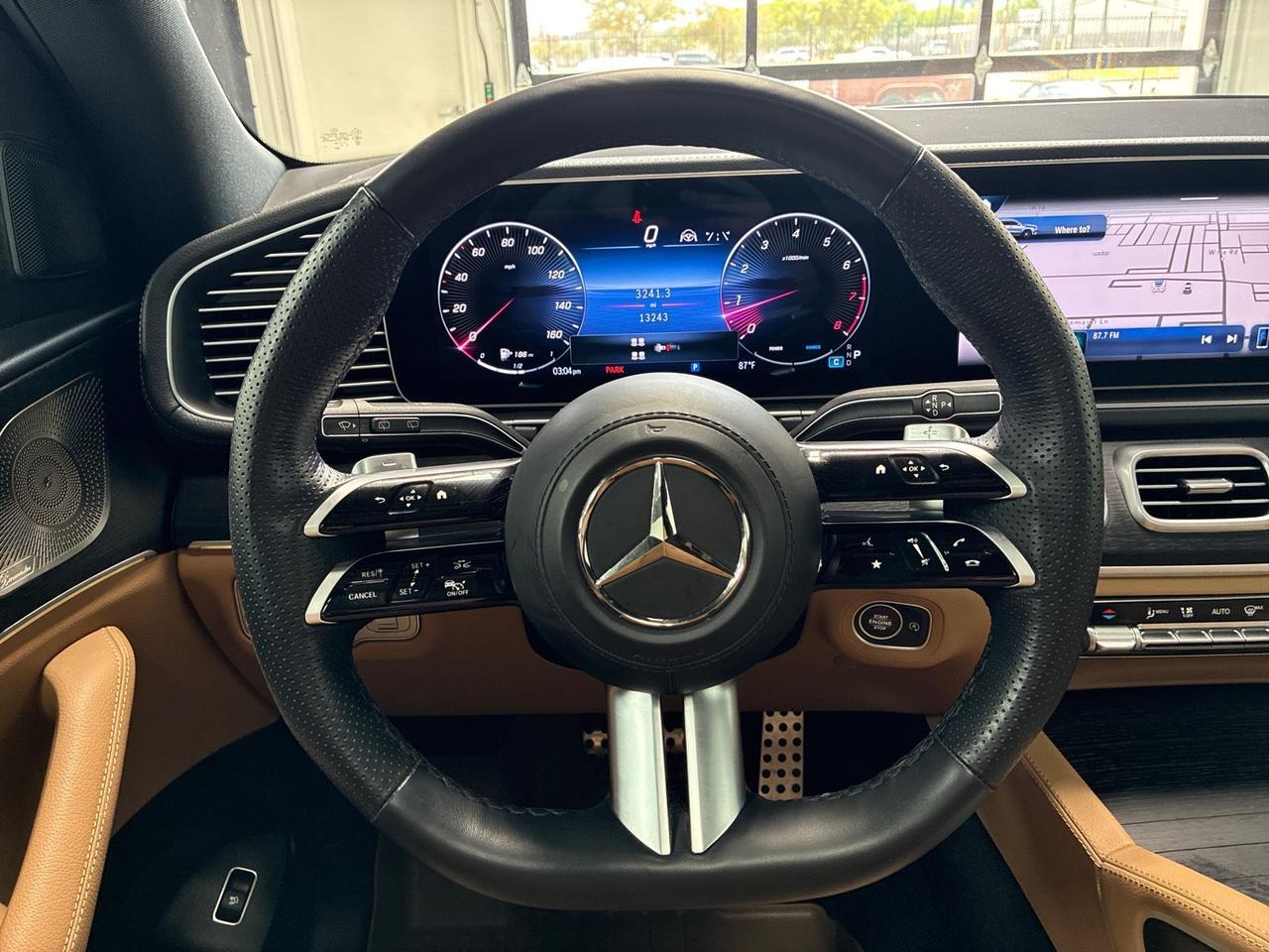 2024 Mercedes-Benz GLS450 AMG Line Exterior, Captain's Chairs, Acoustic Comfort Pkg, 5-Zone Climate, Soft Close Doors Houston TX